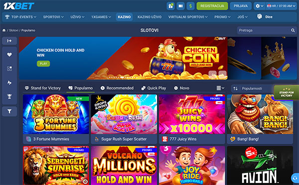 1xBet Casino Hrvatska
